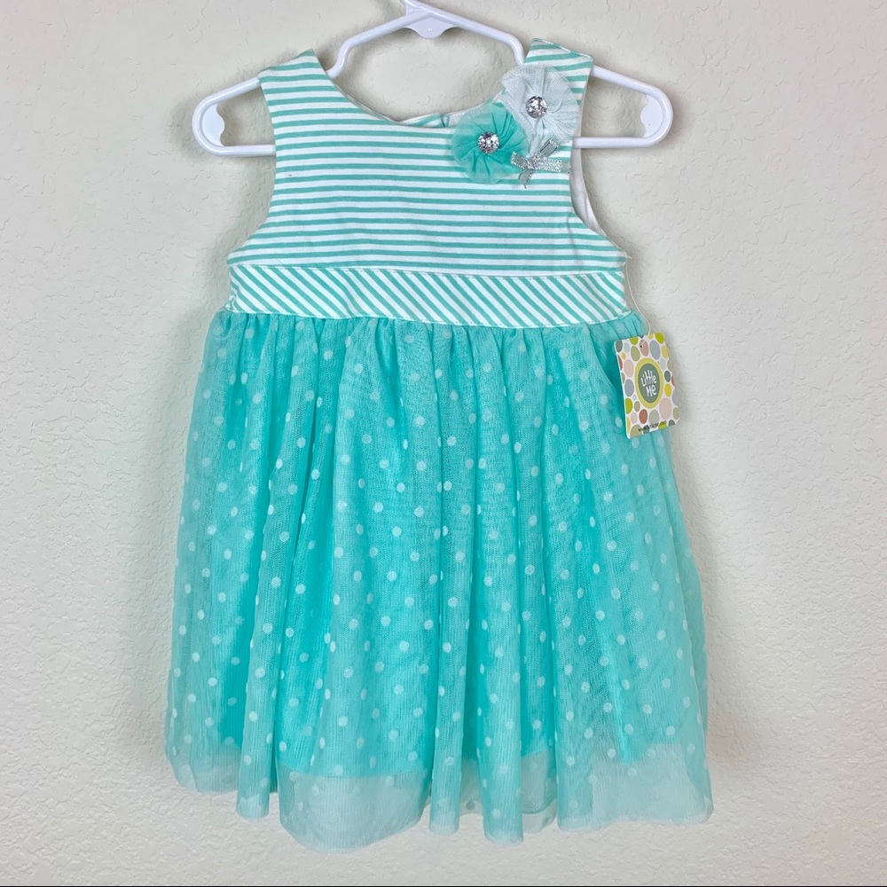 Little Me Toddler Girl Mesh Dress